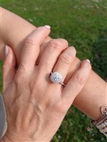 Vicenza - Piazzetta Palladio 2 - Ring Crivelli Woman DIAMANTI in White Gold Diamante 0.54 Ct 035-VR26514 BR - 035-VR26514 BR